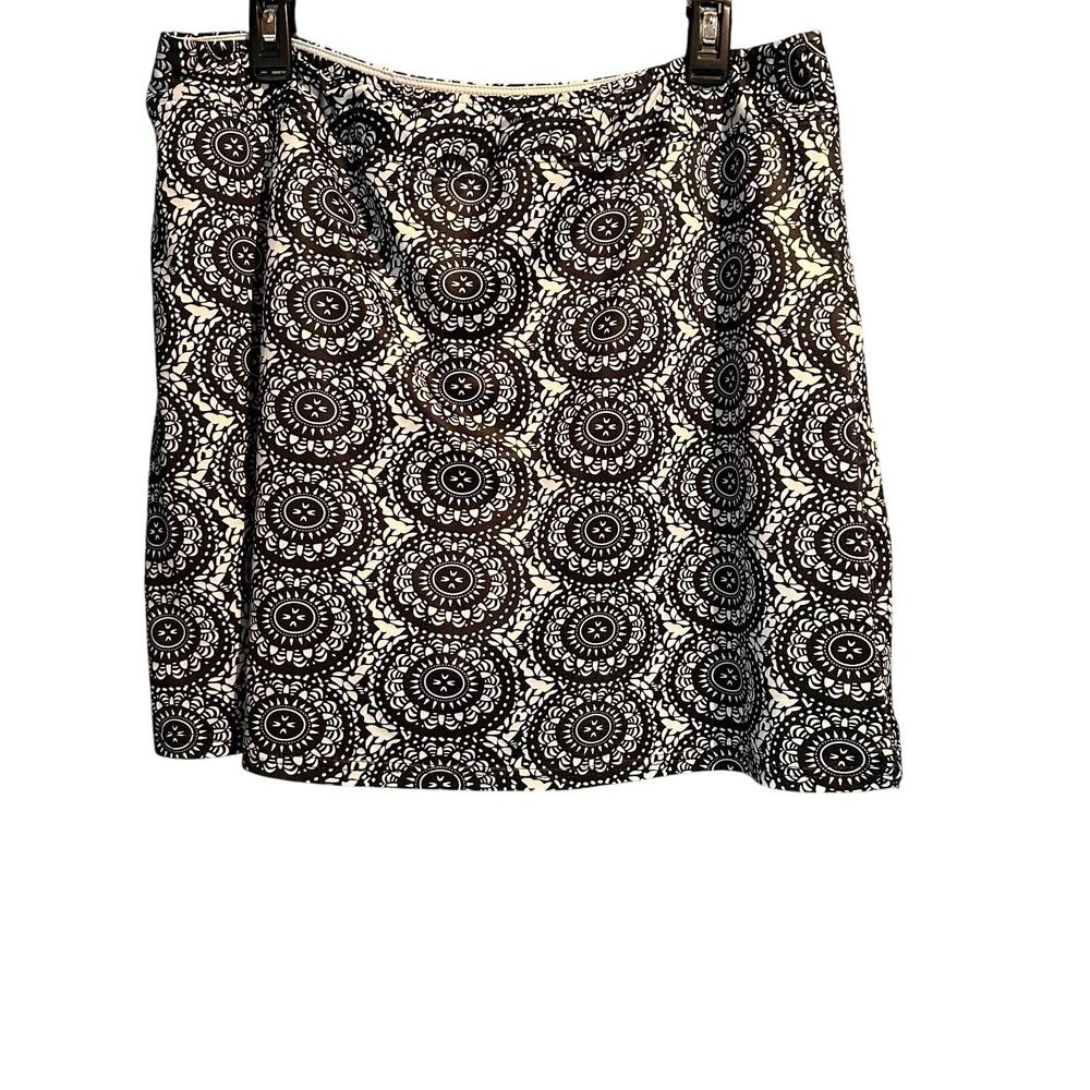 Oyamiki Size XXL Athletic Skort Black & White Print Comfy Casual Packablev
